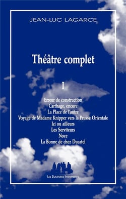 Théâtre complet Tome 1