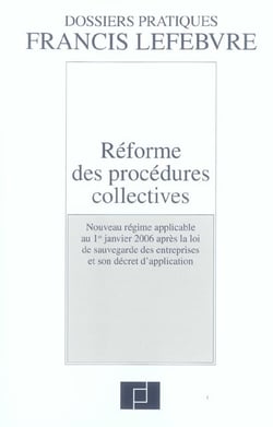 Reforme des procedures collectives