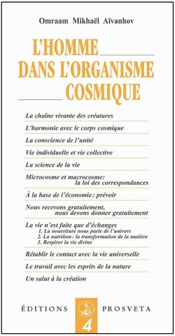 L'homme dans l'organisme cosmique
