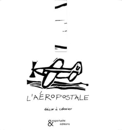 L'Aéropostale - décor à colorier