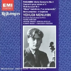 Violin concerto n 1-Mose variations-La campanella-Moto perpetuo-6 caprices