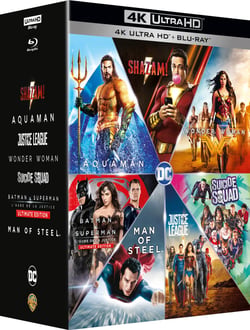 DCEU Intégrale : Man of Steel + Batman v Superman : L'aube de la justice + Suicide Squad + Wonder Woman + Justice League + Aquaman + Shazam!