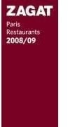 Guide zagat paris restaurant 2008/2009 (anglais)