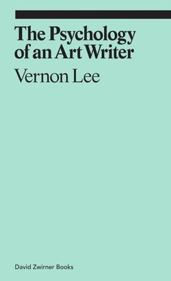 Vernon lee the psychology of an art writer