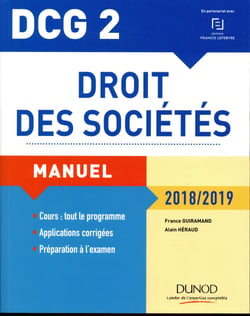 DCG 2 - droit des sociétés (édition 2018/2019)