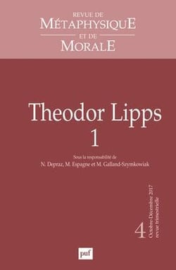 Revue de métaphysique et de morale : Theodor Lipps, part. 1