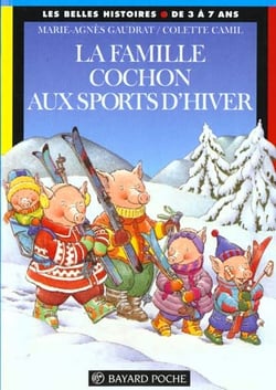 Famille cochon aux sports d'hiver (la)