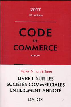 Code de commerce (édition 2017)