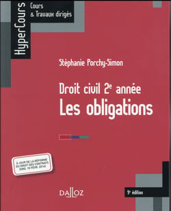 Droit civil 2e année - les obligations (9e édition)