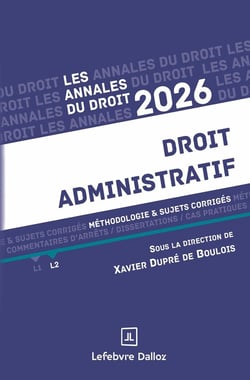 Annales Droit administratif (édition 2026)