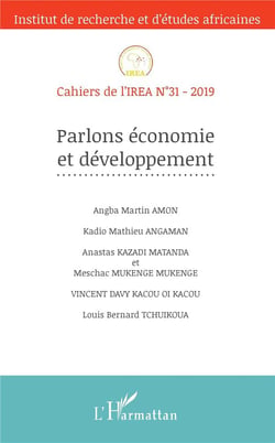 Cahiers de l'IREA : parlons économie et développement