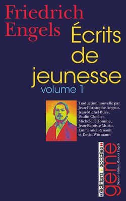 Écrits de jeunesse Tome 1