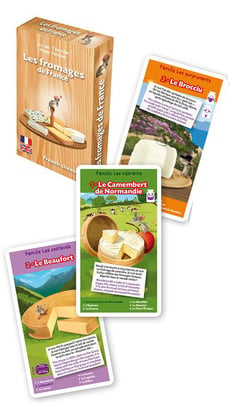 Les fromages de france jeu de 7 familles