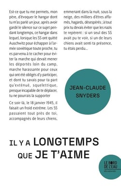 Il y a longtemps que je t'aime