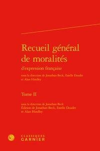 Recueil général de moralités d'expression française