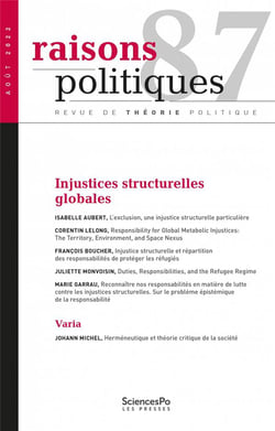 Revue raisons politiques n.87