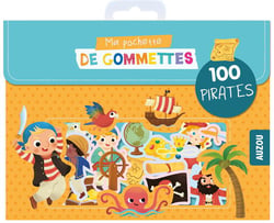 MA POCHETTE DE GOMMETTES - 100 GOMMETTES PIRATES