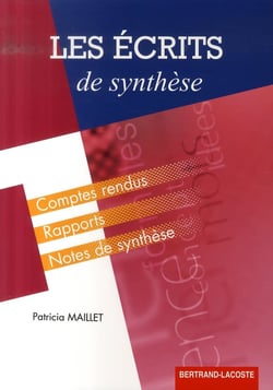 Les écrits de synthèse - bts assistant toutes spécialités - formation continue - manuel de l'élève
