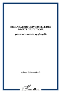 Declaration universelle des droits de l'homme - 40e anniversaire, 1948-1988