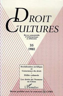 Socialisation juridique et conscience du droit - vol35