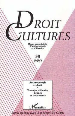 Revue droit et cultures n.38 : anthropologie et droit