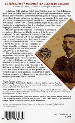 Le Brésil face à son passé : La guerre de Canudos - Euclides de Cunha, l'écriture et la fabrique de l'histoire