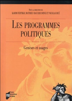 Les programmes politiques - genèses et usages