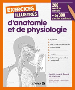Exercices illustrés d'anatomie et de physiogie - 200 exercices corrigés - + de 300 planches et shémas