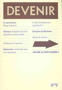 Devenir vol 12 n 4 2000