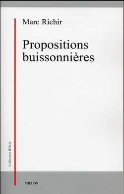 Propositions buissonnières
