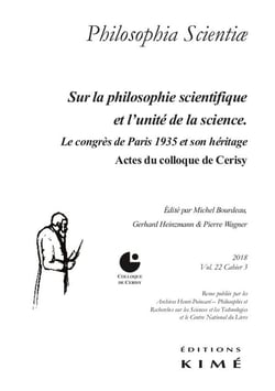 Sur la philosophie scientifique - l'héritage du Congrès de Paris 1935