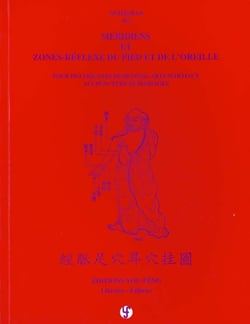 Schémas des méridiens et zones-réflexes du pied et de l'oreille