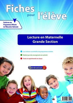 Lecture - grande section - fiches pour l'élève