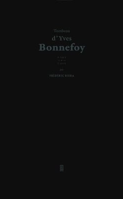 Tombeau d'Yves Bonnefoy