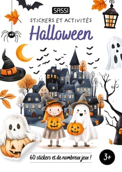 Stickers et activités : Halloween : 60 stickers et de nombreux jeux !
