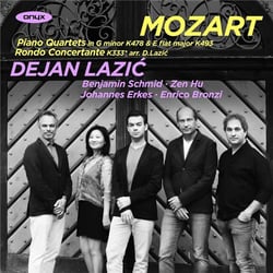 Mozart piano quartets rondo concert