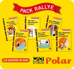 Pack rallye les enquêtes de Nino : 7 enquêtes