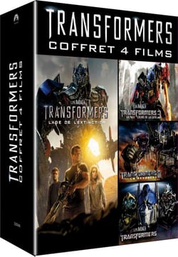 Transformers - Quadrilogie : Transformers + Transformers 2 - La revanche + Transformers 3 - La face cachée de la Lune + Transformers : l'âge de l'extinction