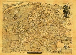 EUROPE EN 1602 50 CM X 38 CM