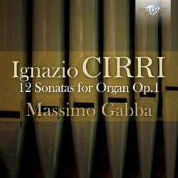 Cirri, Ignazio : 12 sonates pour orgue op.1