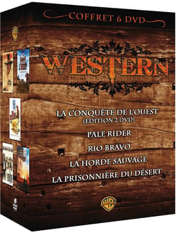Coffret Western - La conquête de l'Ouest + Pale Rider + Rio Bravo + La horde sauvage + La prisonnière du désert