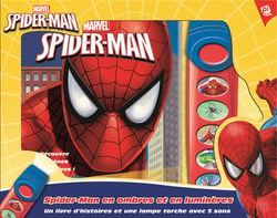 SPIDER-MAN EN OMBRES ET EN LUMIERES AVEC LAMPE DE POCHE MUSICALE