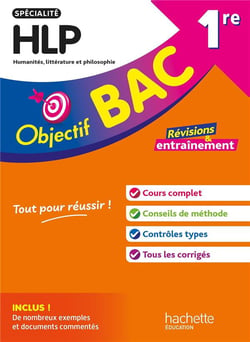 Objectif BAC 1re spécialité HLP BAC 2026