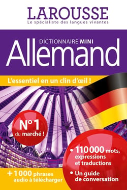 Dictionnaire mini allemand