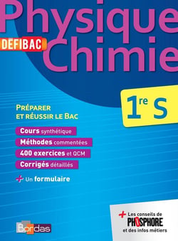 Defibac Physique-Chimie 1Re S - préparer Et réussir Le Bac