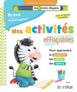 Bravo les maternelles ! : Mes activités effaçables - GS (édition 2021)