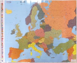 Europe carte politique plastifiée