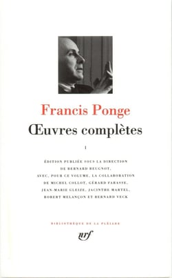 Oeuvres complètes Tome 1