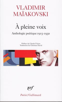 À pleine voix - anthologie poétique 1915-1930