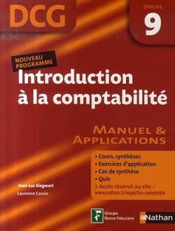 Introduction à la comptabilité - épreuve 9 - dcg - manuel et applications - élève (édition 2007)